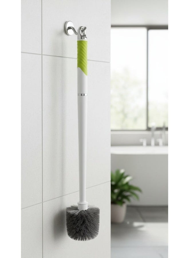 Durable Multi-Function Scrub Brush – Ergonomic 41cm Handle with Anti-Slip Grip, Flexible Bristles for Deep Stain Removal, 360-Degree All-Surface Cleaning, Hanging Hook – Ideal for Bathroom, Kitchen, Toilet & Sink Cleaning - Image 3